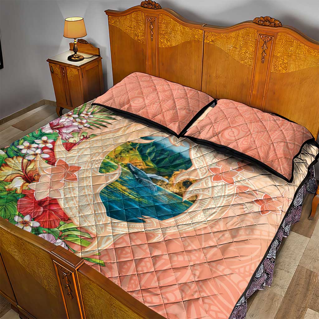 Hawaii Kauai Na Pali Coast Landscape Quilt Bed Set LT05 - Polynesian Pride