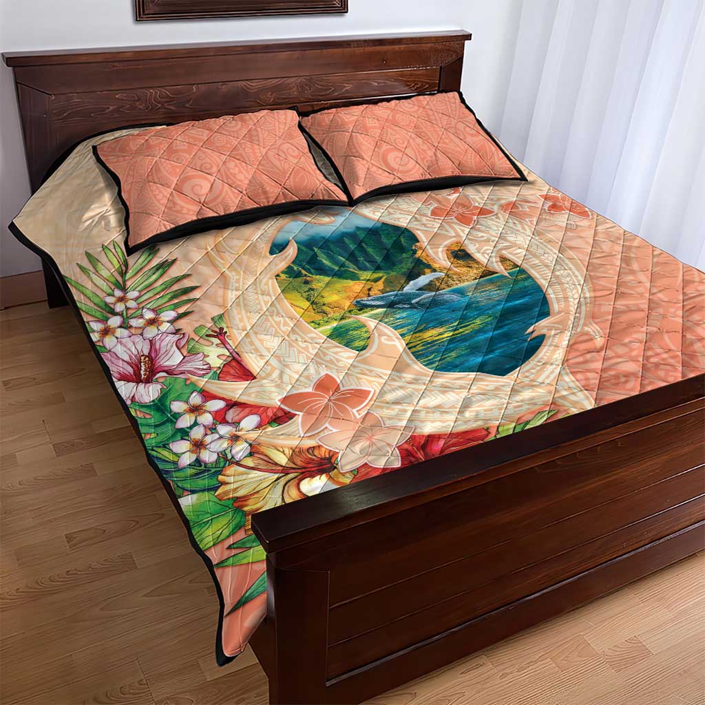 Hawaii Kauai Na Pali Coast Landscape Quilt Bed Set LT05 - Polynesian Pride