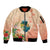 Hawaii Kauai Na Pali Coast Landscape Sleeve Zip Bomber Jacket