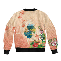 Hawaii Kauai Na Pali Coast Landscape Sleeve Zip Bomber Jacket LT05 - Polynesian Pride