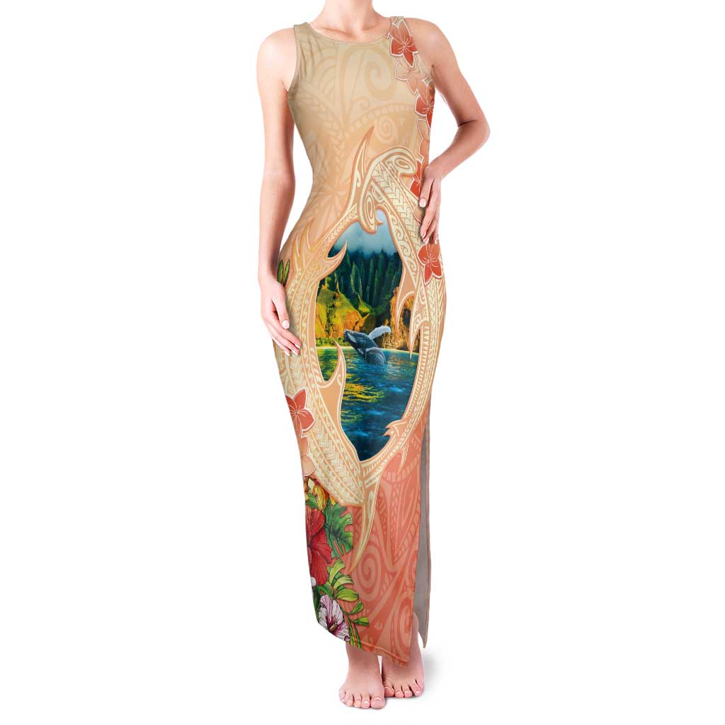 Hawaii Kauai Na Pali Coast Landscape Tank Maxi Dress