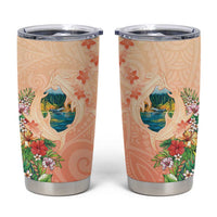 Hawaii Kauai Na Pali Coast Landscape Tumbler Cup LT05 Peach - Polynesian Pride