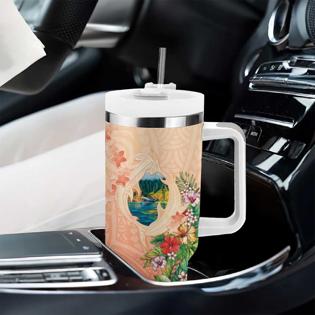 Hawaii Kauai Na Pali Coast Landscape Tumbler With Handle LT05 - Polynesian Pride