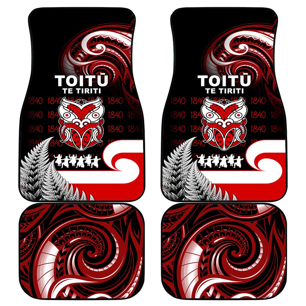 Aotearoa Toitu He Whakaputanga Car Mats Toitu Te Tiriti O Waitangi LT05 - Polynesian Pride