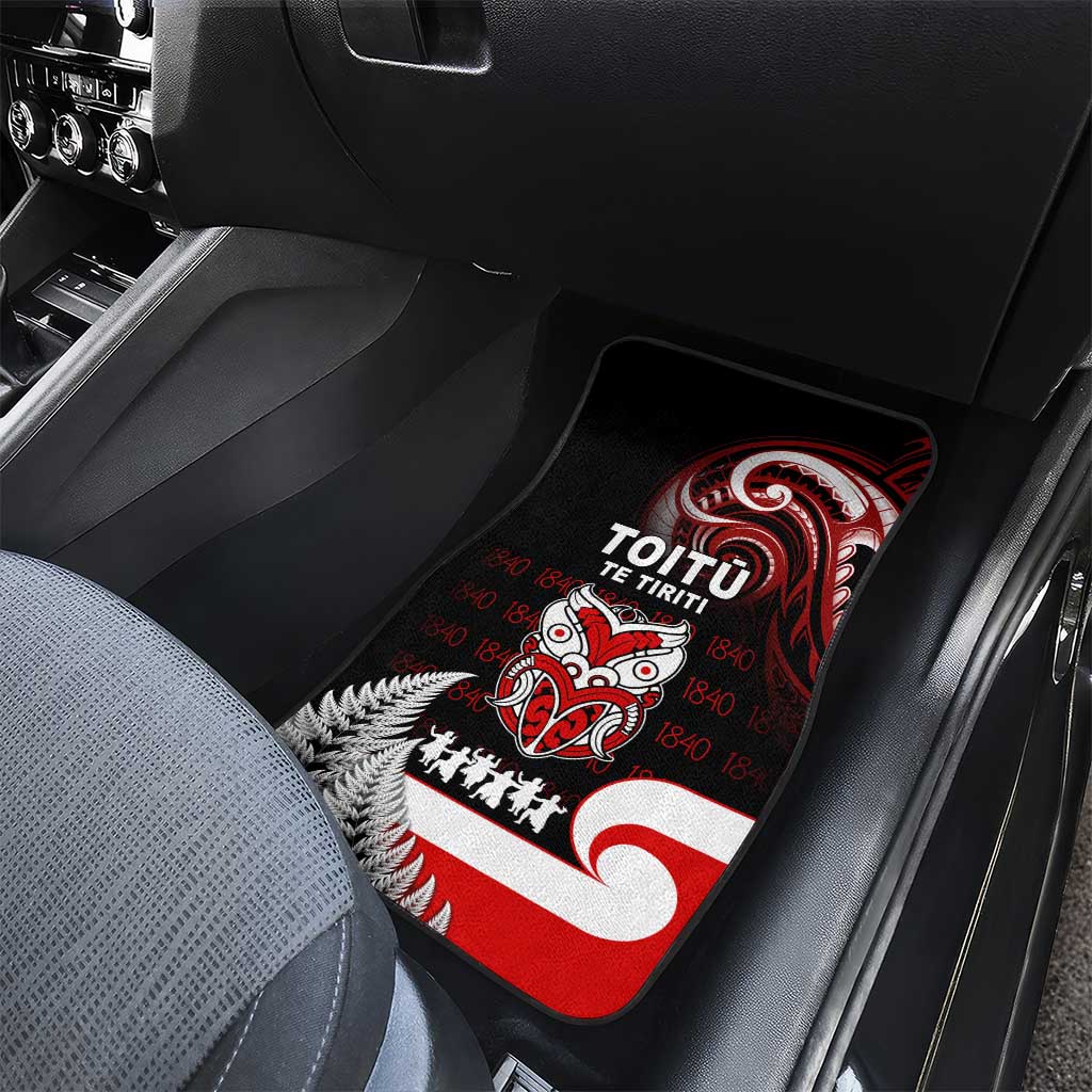 Aotearoa Toitu He Whakaputanga Car Mats Toitu Te Tiriti O Waitangi LT05 - Polynesian Pride