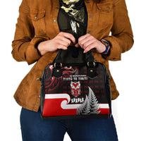 Aotearoa Toitu He Whakaputanga Shoulder Handbag Toitu Te Tiriti O Waitangi LT05 - Polynesian Pride