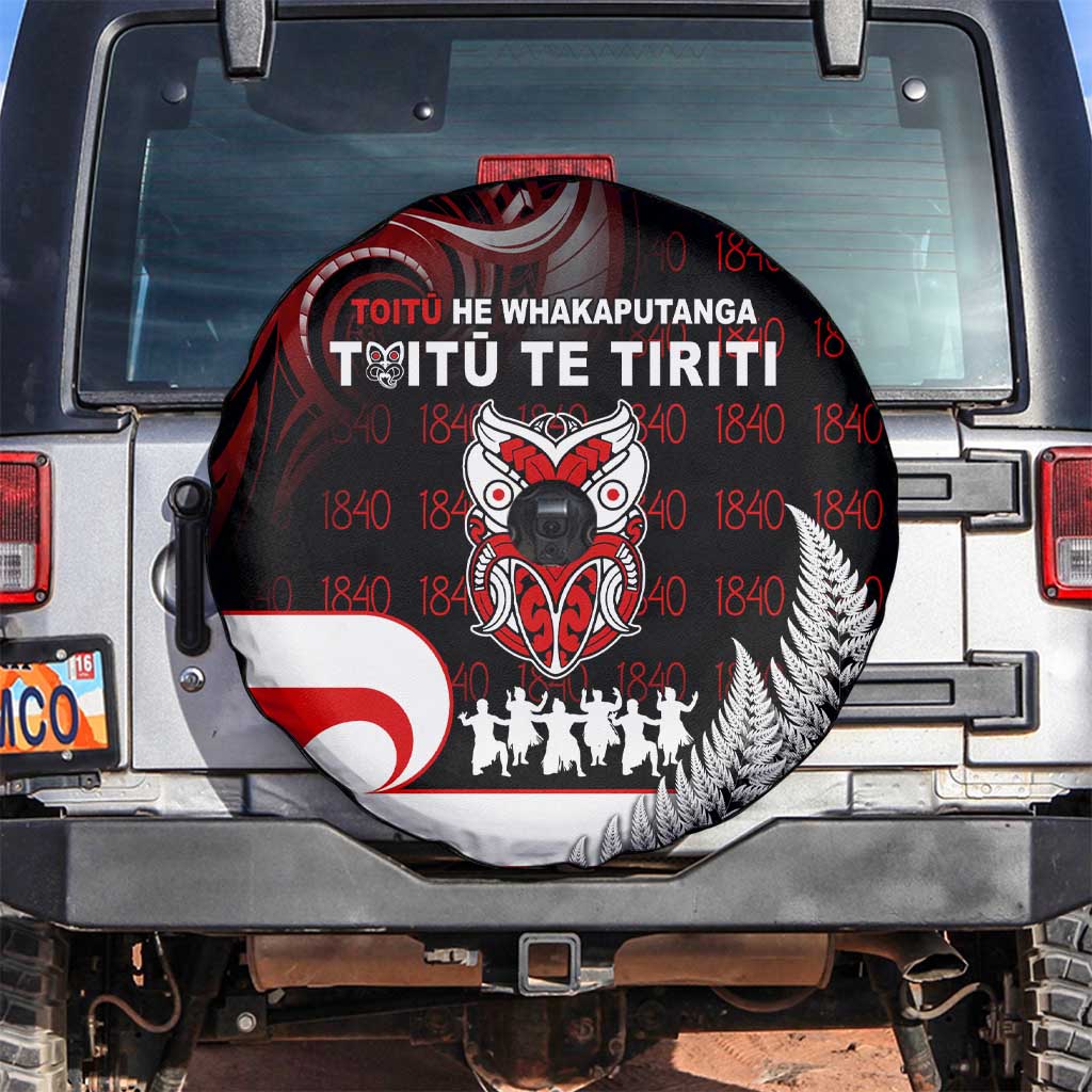 Aotearoa Toitu He Whakaputanga Spare Tire Cover Toitu Te Tiriti O Waitangi