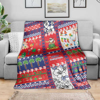 Wallis And Futuna Christmas Blanket Festive Beach Vibes LT05 - Polynesian Pride