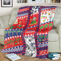 Wallis And Futuna Christmas Blanket Festive Beach Vibes LT05 - Polynesian Pride