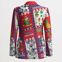 Wallis And Futuna Christmas Blazer Festive Beach Vibes LT05 - Polynesian Pride