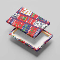 Wallis And Futuna Christmas Canvas Wall Art Festive Beach Vibes LT05 - Polynesian Pride