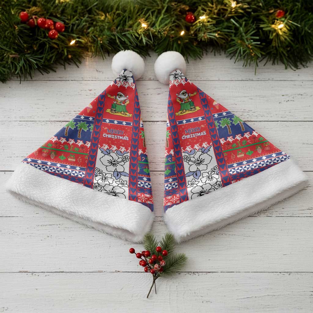 Wallis And Futuna Christmas Santa Hat Festive Beach Vibes LT05 - Polynesian Pride