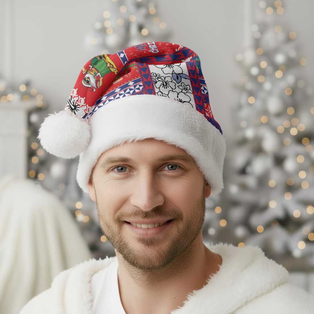 Wallis And Futuna Christmas Santa Hat Festive Beach Vibes LT05 - Polynesian Pride