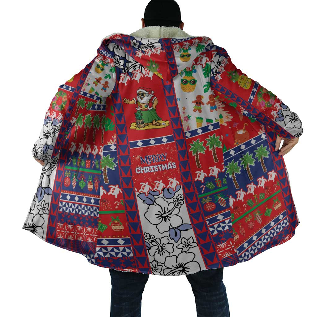 Wallis And Futuna Christmas Cloak Festive Beach Vibes LT05 - Polynesian Pride