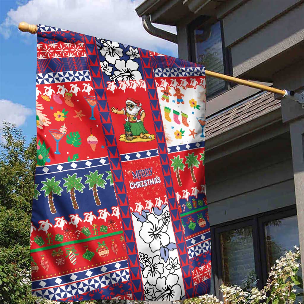 Wallis And Futuna Christmas Garden Flag Festive Beach Vibes LT05 - Polynesian Pride