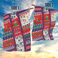 Wallis And Futuna Christmas Garden Flag Festive Beach Vibes LT05 - Polynesian Pride