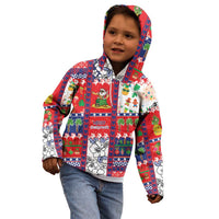 Wallis And Futuna Christmas Kid Hoodie Festive Beach Vibes LT05 - Polynesian Pride