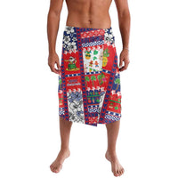Wallis And Futuna Christmas Lavalava Festive Beach Vibes LT05 Red - Polynesian Pride