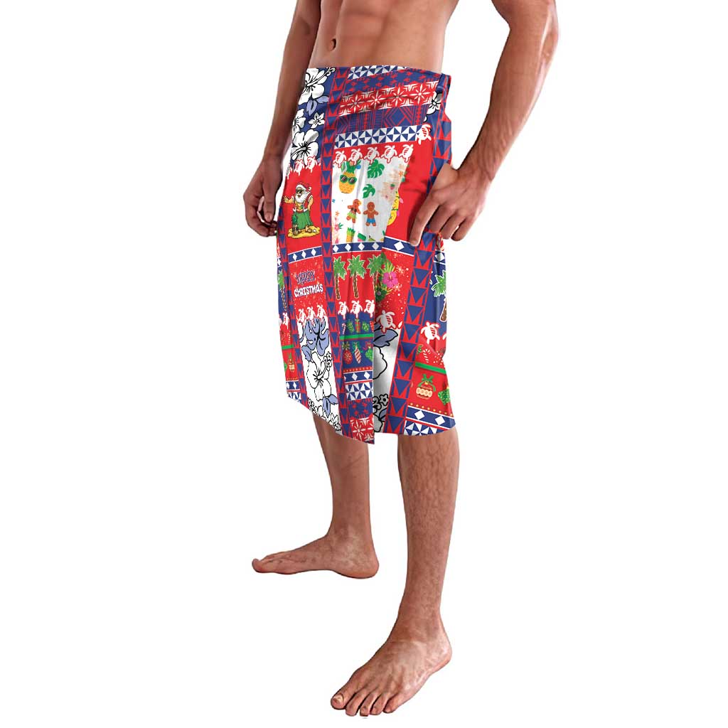 Wallis And Futuna Christmas Lavalava Festive Beach Vibes LT05 - Polynesian Pride