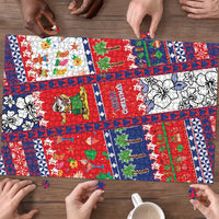 Wallis And Futuna Christmas Puzzle Festive Beach Vibes LT05 - Polynesian Pride