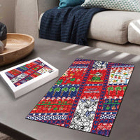 Wallis And Futuna Christmas Puzzle Festive Beach Vibes LT05 - Polynesian Pride