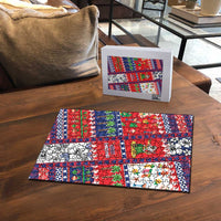 Wallis And Futuna Christmas Puzzle Festive Beach Vibes LT05 - Polynesian Pride