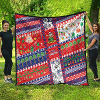 Wallis And Futuna Christmas Quilt Festive Beach Vibes LT05 - Polynesian Pride