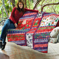 Wallis And Futuna Christmas Quilt Festive Beach Vibes LT05 - Polynesian Pride