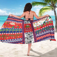 Wallis And Futuna Christmas Sarong Festive Beach Vibes LT05 - Polynesian Pride