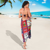 Wallis And Futuna Christmas Sarong Festive Beach Vibes LT05 - Polynesian Pride
