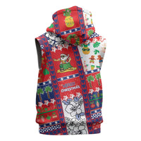 Wallis And Futuna Christmas Sleeveless Hoodie Festive Beach Vibes LT05 - Polynesian Pride