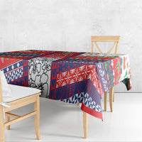 Wallis And Futuna Christmas Tablecloth Festive Beach Vibes LT05 - Polynesian Pride