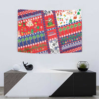 Wallis And Futuna Christmas Tapestry Festive Beach Vibes LT05 - Polynesian Pride