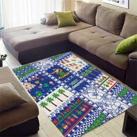 Northern Mariana Islands Christmas Area Rug Festive Beach Vibes LT05 - Polynesian Pride