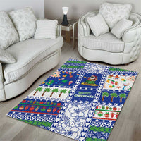 Northern Mariana Islands Christmas Area Rug Festive Beach Vibes LT05 - Polynesian Pride