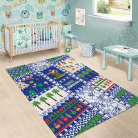 Northern Mariana Islands Christmas Area Rug Festive Beach Vibes LT05 - Polynesian Pride
