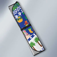 Northern Mariana Islands Christmas Auto Sun Shade Festive Beach Vibes LT05 - Polynesian Pride