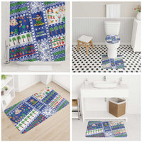 Northern Mariana Islands Christmas Bathroom Set Festive Beach Vibes LT05 - Polynesian Pride