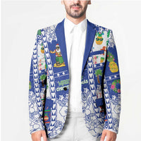 Northern Mariana Islands Christmas Blazer Festive Beach Vibes LT05 - Polynesian Pride
