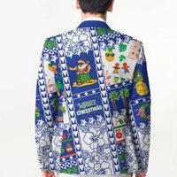 Northern Mariana Islands Christmas Blazer Festive Beach Vibes LT05 - Polynesian Pride