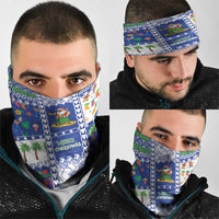 Northern Mariana Islands Christmas Neck Gaiter Festive Beach Vibes LT05 - Polynesian Pride