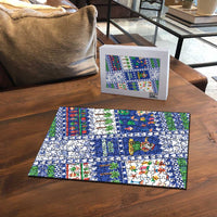 Northern Mariana Islands Christmas Puzzle Festive Beach Vibes LT05 - Polynesian Pride