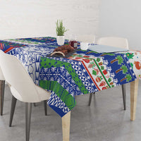 Northern Mariana Islands Christmas Tablecloth Festive Beach Vibes LT05 - Polynesian Pride