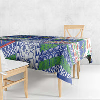 Northern Mariana Islands Christmas Tablecloth Festive Beach Vibes LT05 - Polynesian Pride