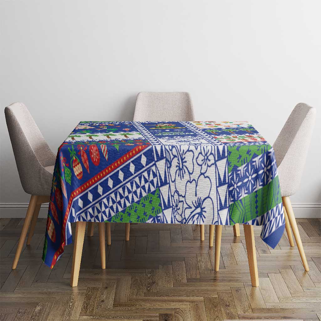 Northern Mariana Islands Christmas Tablecloth Festive Beach Vibes LT05 - Polynesian Pride
