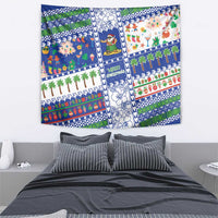 Northern Mariana Islands Christmas Tapestry Festive Beach Vibes LT05 - Polynesian Pride