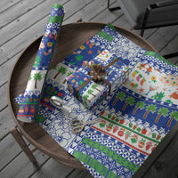 Northern Mariana Islands Christmas Wrapping Paper Festive Beach Vibes LT05 - Polynesian Pride