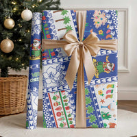 Northern Mariana Islands Christmas Wrapping Paper Festive Beach Vibes LT05 - Polynesian Pride