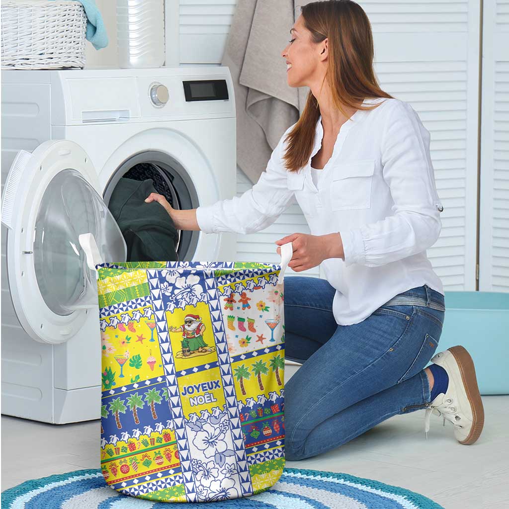 New Caledonia Christmas Laundry Basket Festive Beach Vibes LT05 - Polynesian Pride