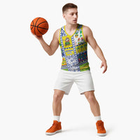 New Caledonia Christmas Basketball Jersey Festive Beach Vibes LT05 - Polynesian Pride